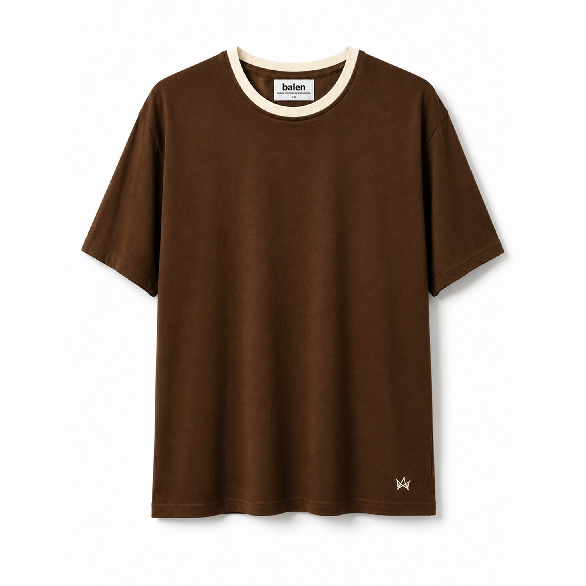 Playera Tencel Mocha Alba — Urban Tailored Fit