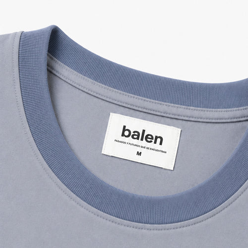 Playera Tencel Azul Niebla — Urban Tailored Fit