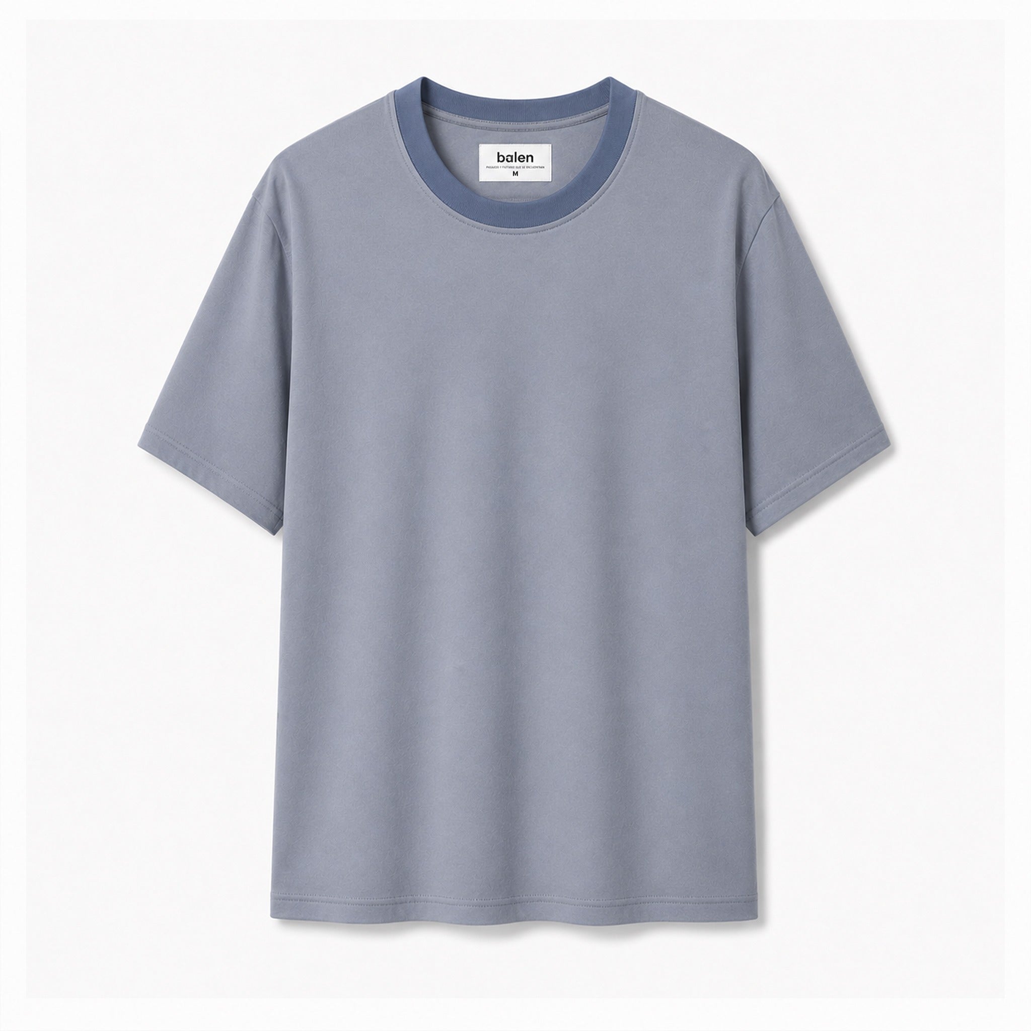 Playera Tencel Azul Niebla — Urban Tailored Fit