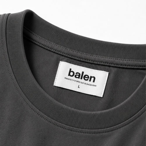 Playera Tanguis Gris Estático — Oversized Heavy Fit