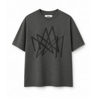 Playera Tanguis Gris Estático — Oversized Heavy Fit