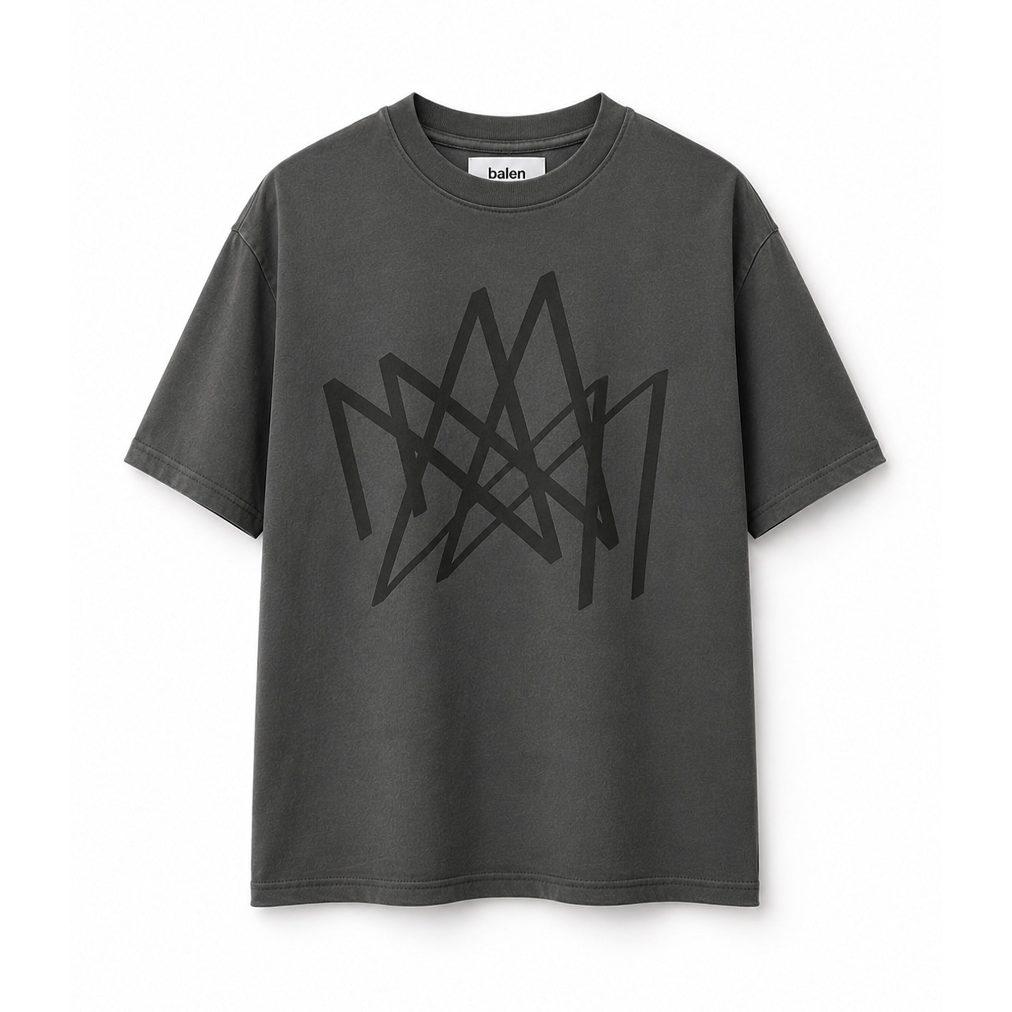 Playera Tanguis Gris Estático — Oversized Heavy Fit