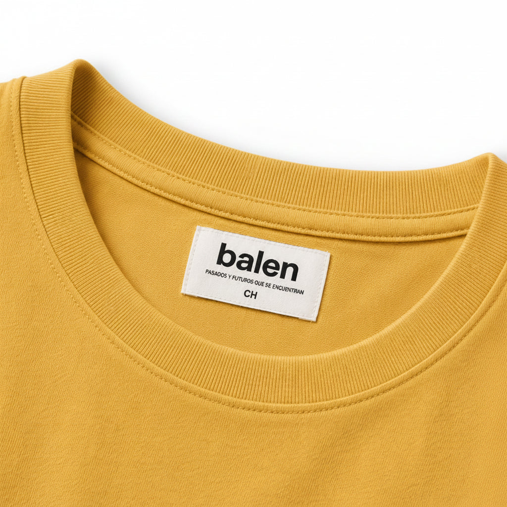 Playera Tanguis Camel Vestigio — Oversized Heavy Fit