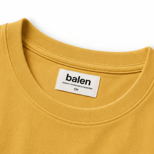Playera Tanguis Camel Vestigio — Oversized Heavy Fit