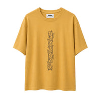Playera Tanguis Camel Vestigio — Oversized Heavy Fit
