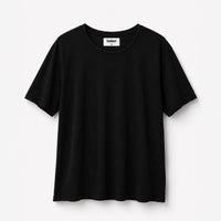 Playera Tencel Negro Expuesto — Urban Tailored Fit