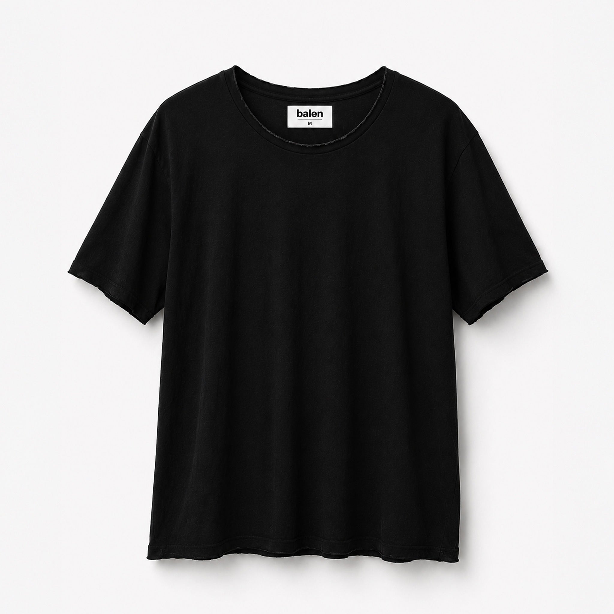 Playera Tencel Negro Expuesto — Urban Tailored Fit